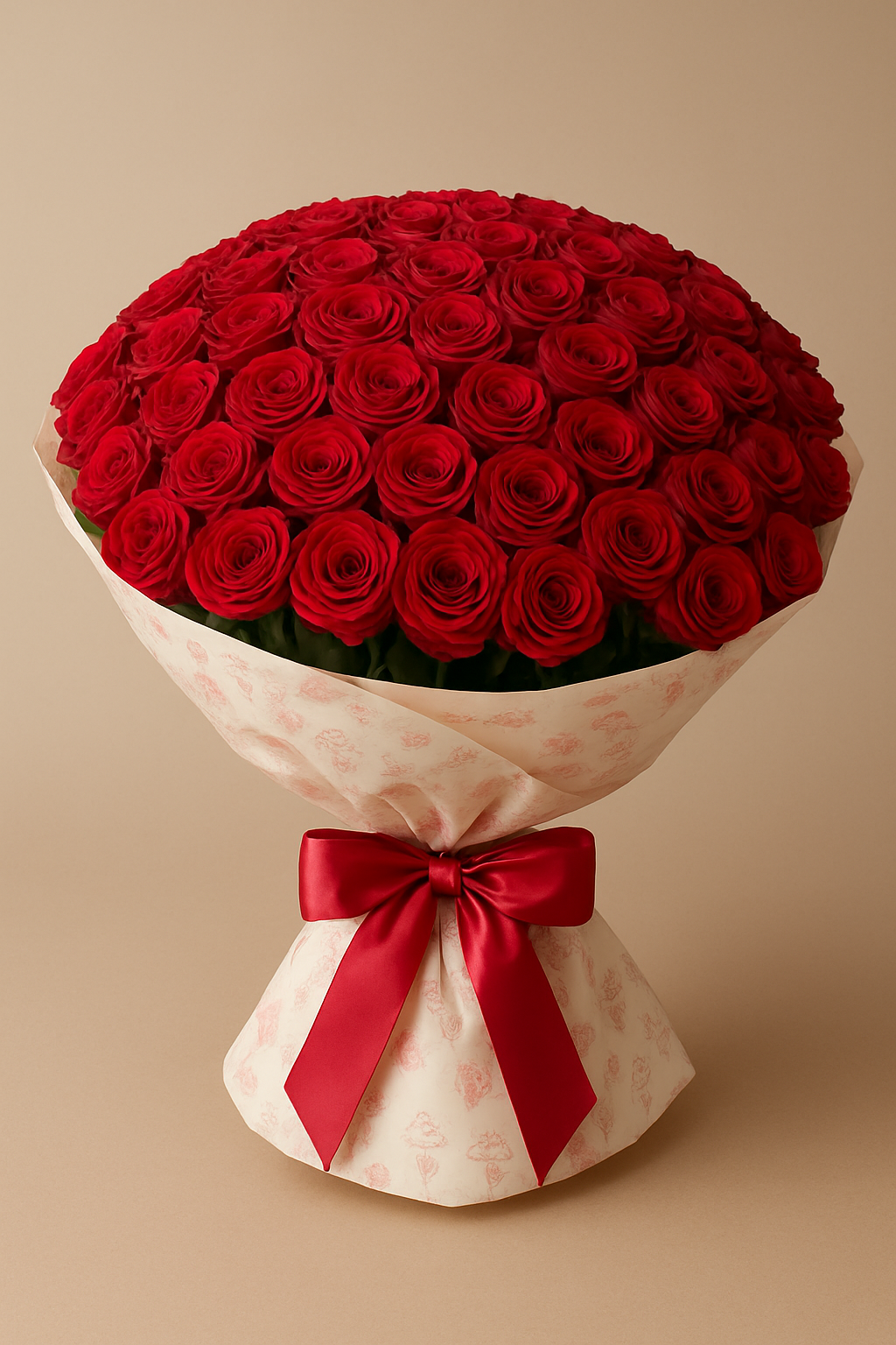 Red Roses Bouquet (50 ct)