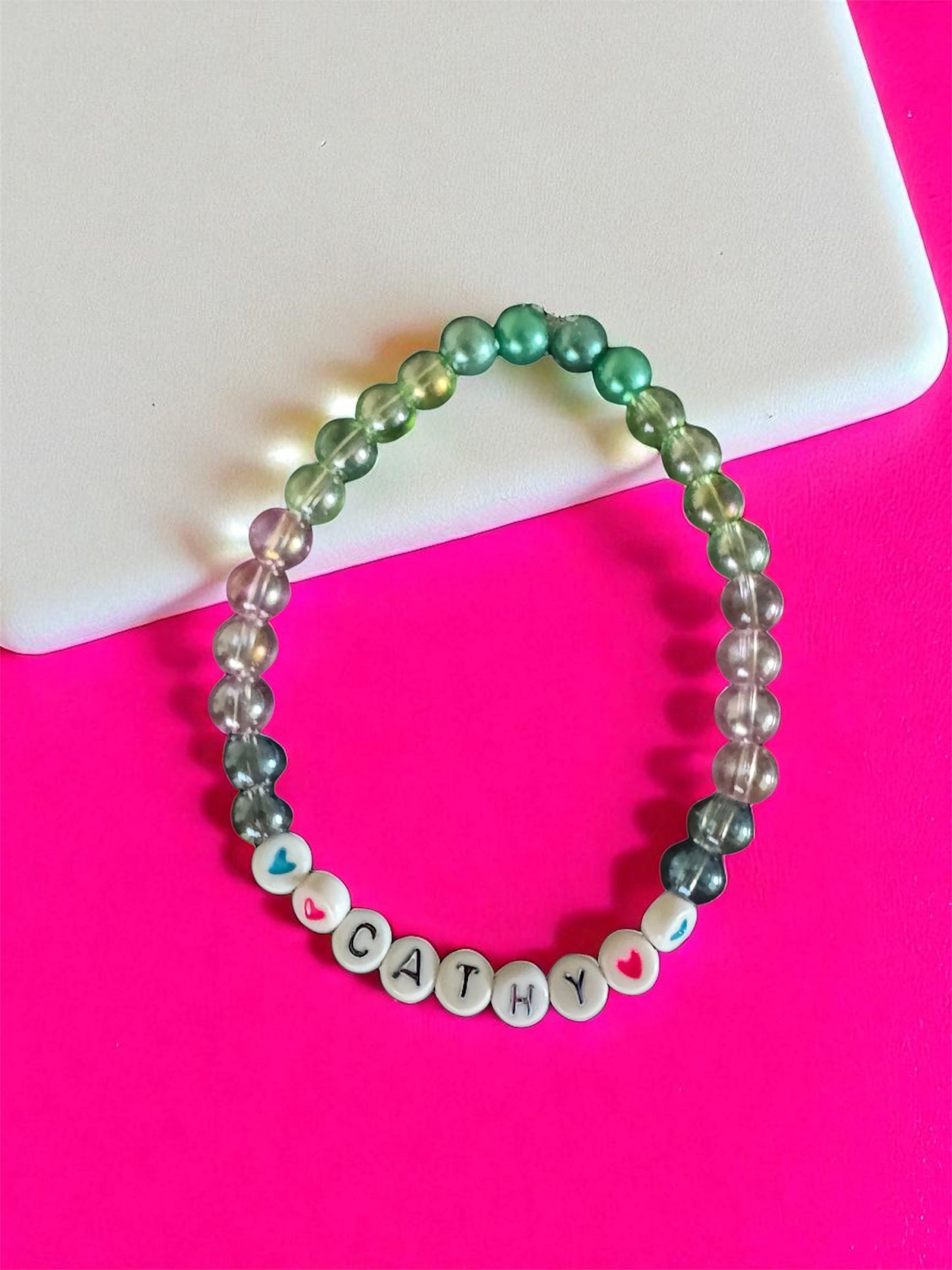 Custom Beaded Name Bracelets