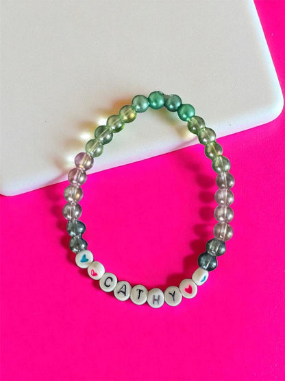 Custom Beaded Name Bracelets